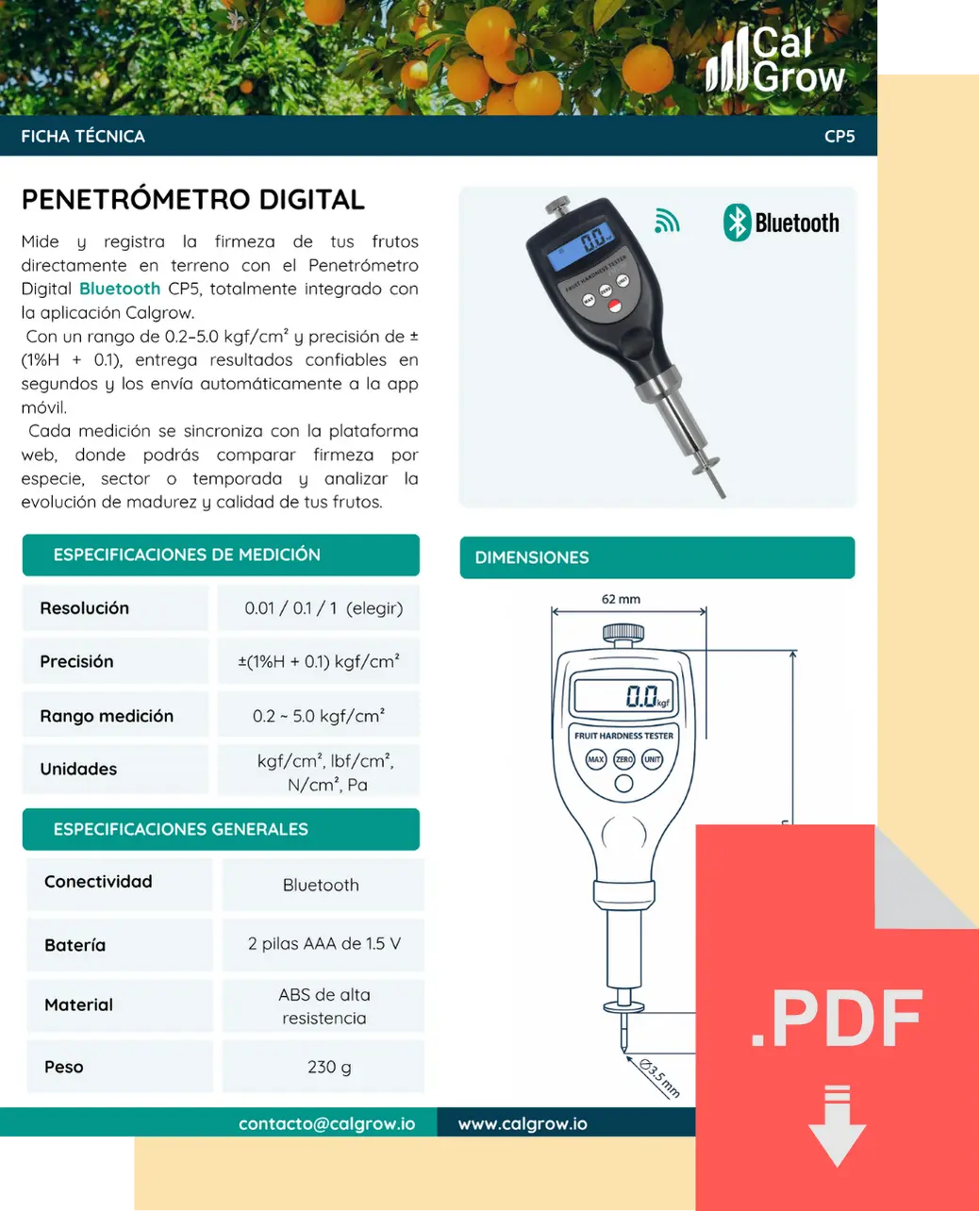 Ficha técnica CP5